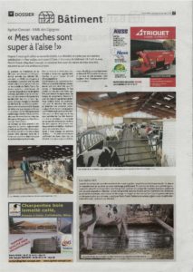 Article presse bâtiment bois réalisé par AGRIBAT CONCEPT